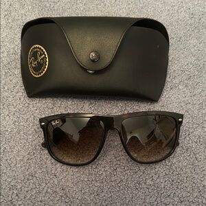 Ray-Ban Tortoise Sunglasses with Gradient Lenses